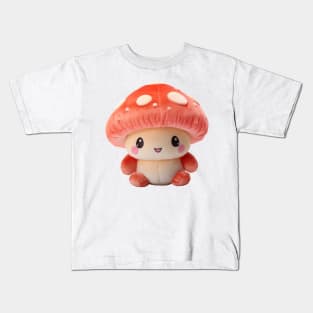 Cute Kawaii Mushroom Kids T-Shirt